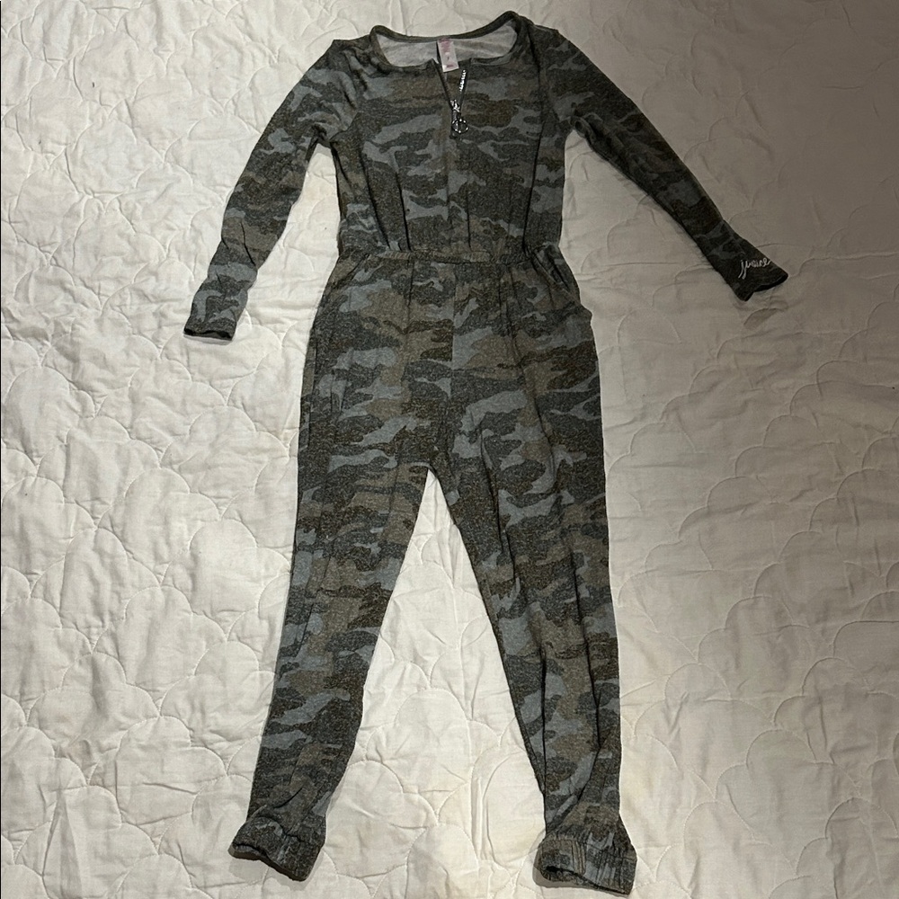 Justice Camo Kids One Piece - Green and Gray